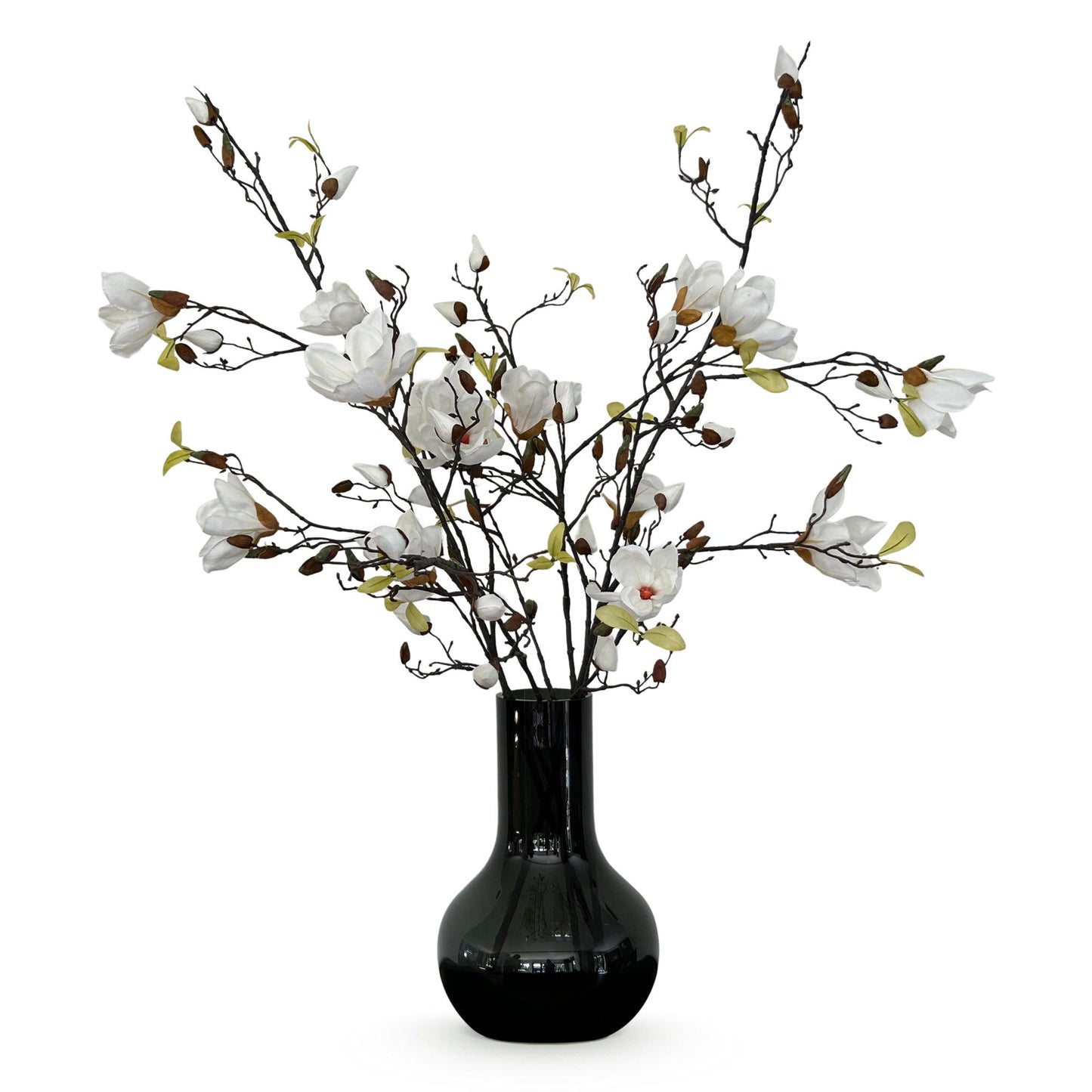 Zijden bloemen – Magnolia Takken – Crème – x4 – 105 cm