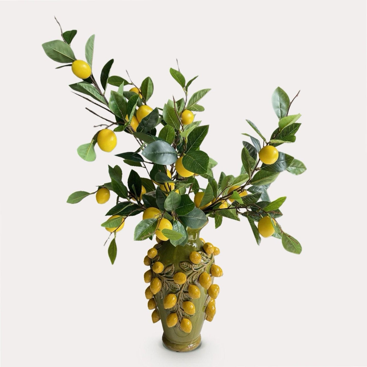 Zijden bloemen – Boeket L 'Lemon Glow' –  80 cm