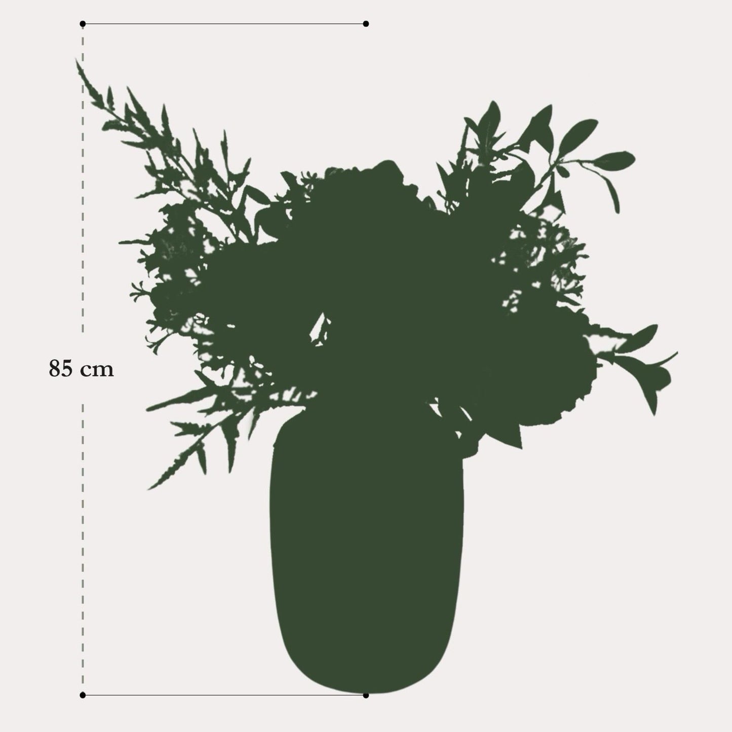 Zijden bloemen – Boeket L 'Shiny Pink' –  80 cm