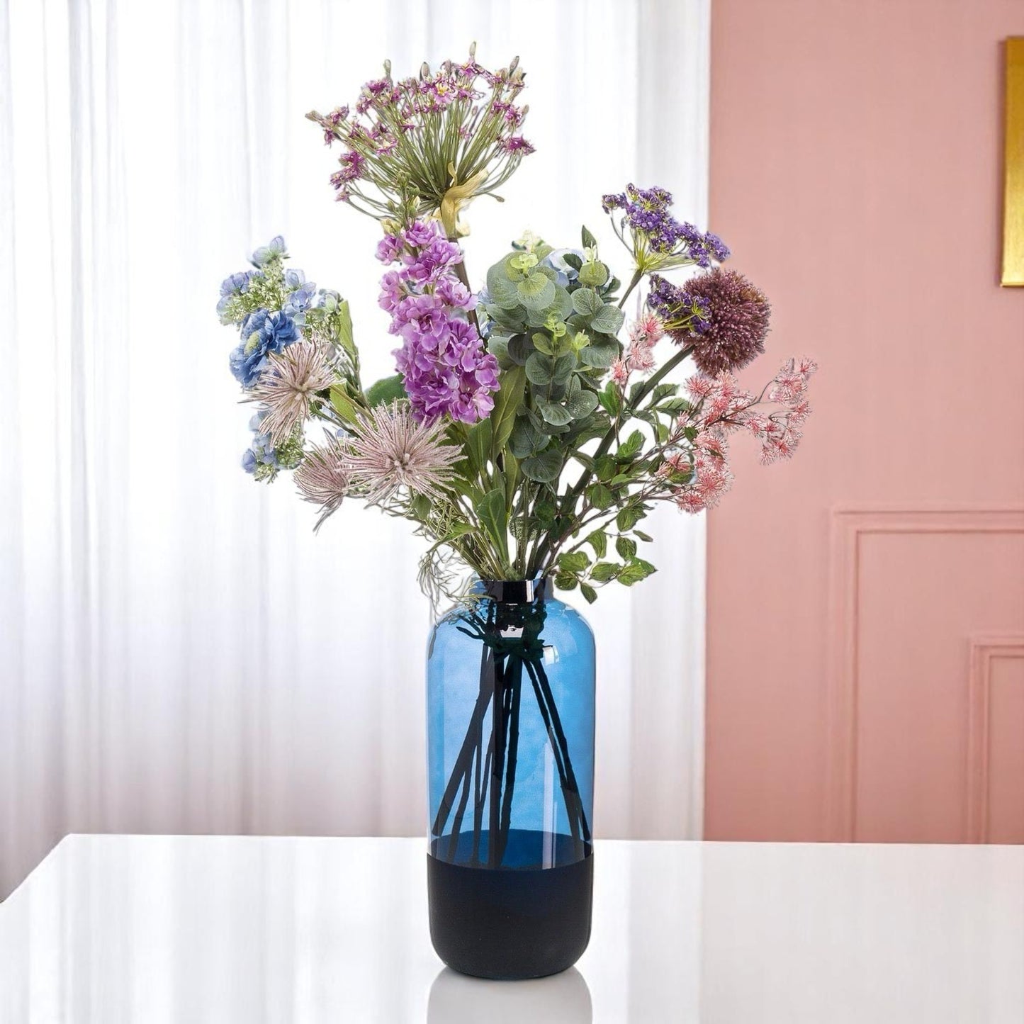 Zijden Bloemen – Boeket XL 'Power of Pastels' –  90 cm