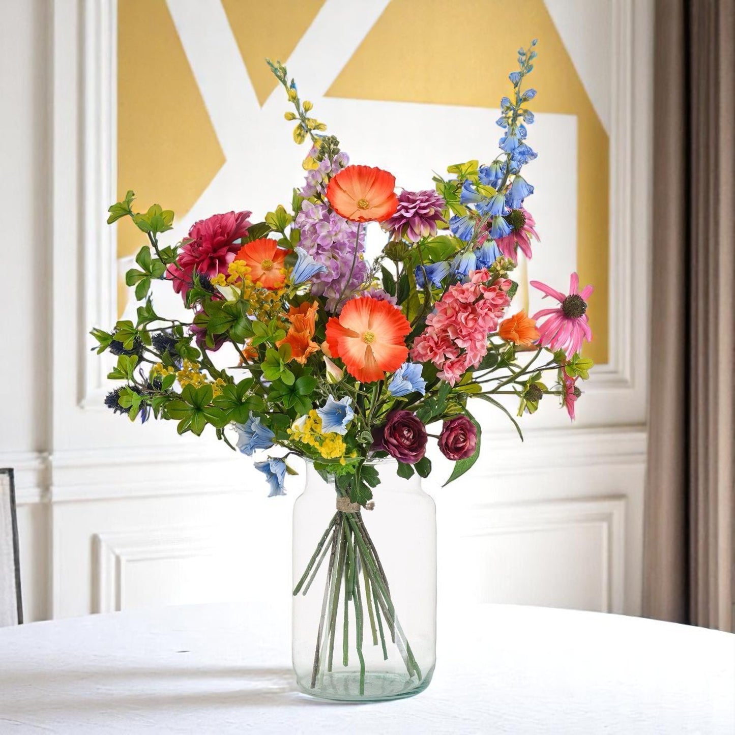 Zijden bloemen – Boeket XL – Electric Love – 90 cm