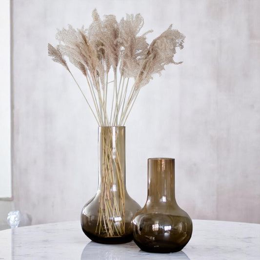 Glazen Vaas Seim – Taupe – Small