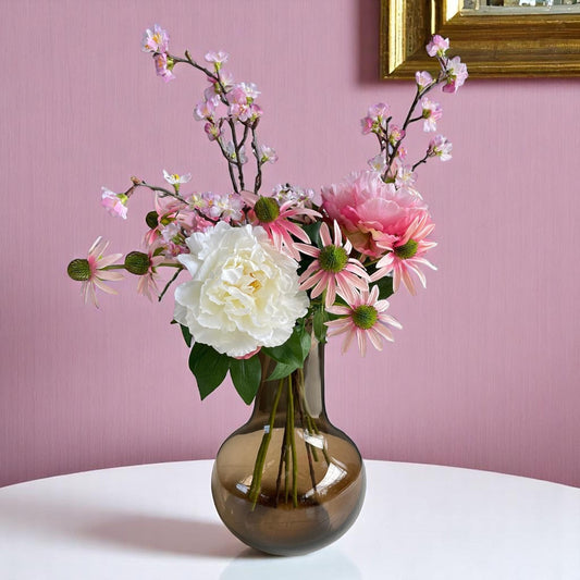 Zijden bloemen – Boeket L – Pink Summer – 80 cm