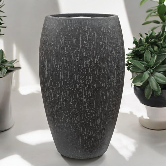 Pot - Anthracite - Raindrop Emperor - L - H60 W37