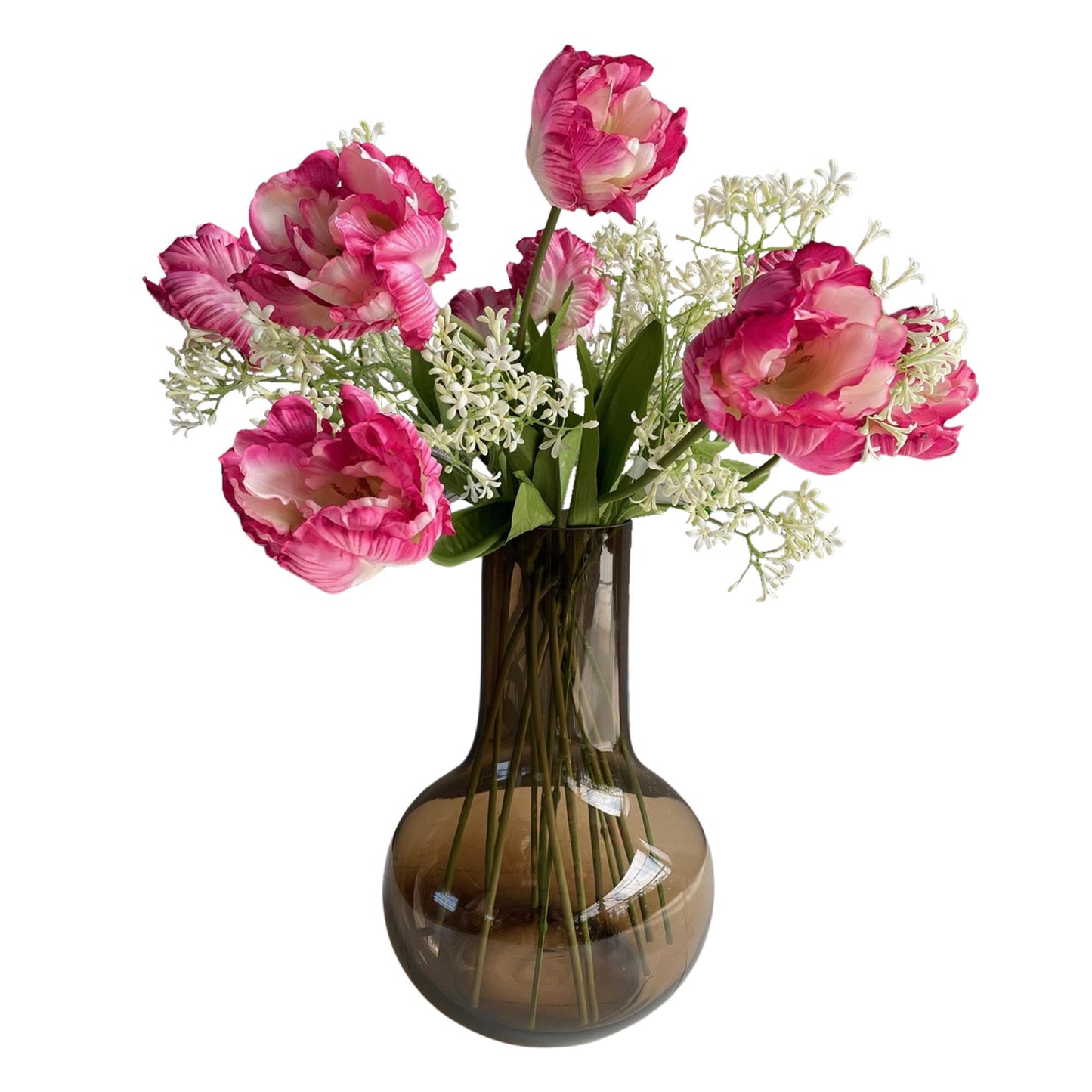 Zijden Bloemen – Boeket L 'Romantic Glam' –  80 cm